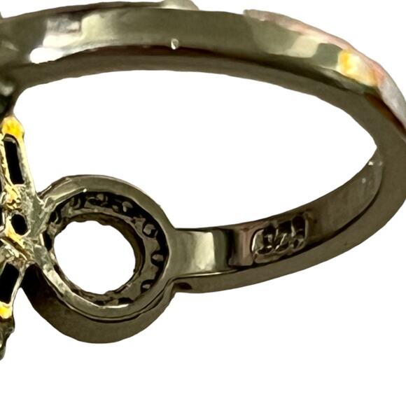 Pink Marquise Cut Stone set in 925 Sterling Silver Ring - Picture 5 of 11